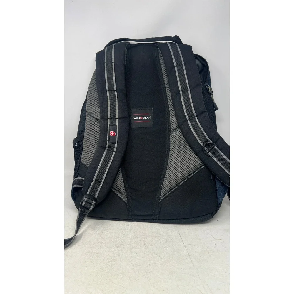 SwissGear Laptop Backpack Navy Blue Black Multi-Pocket Travel Bag Wenger